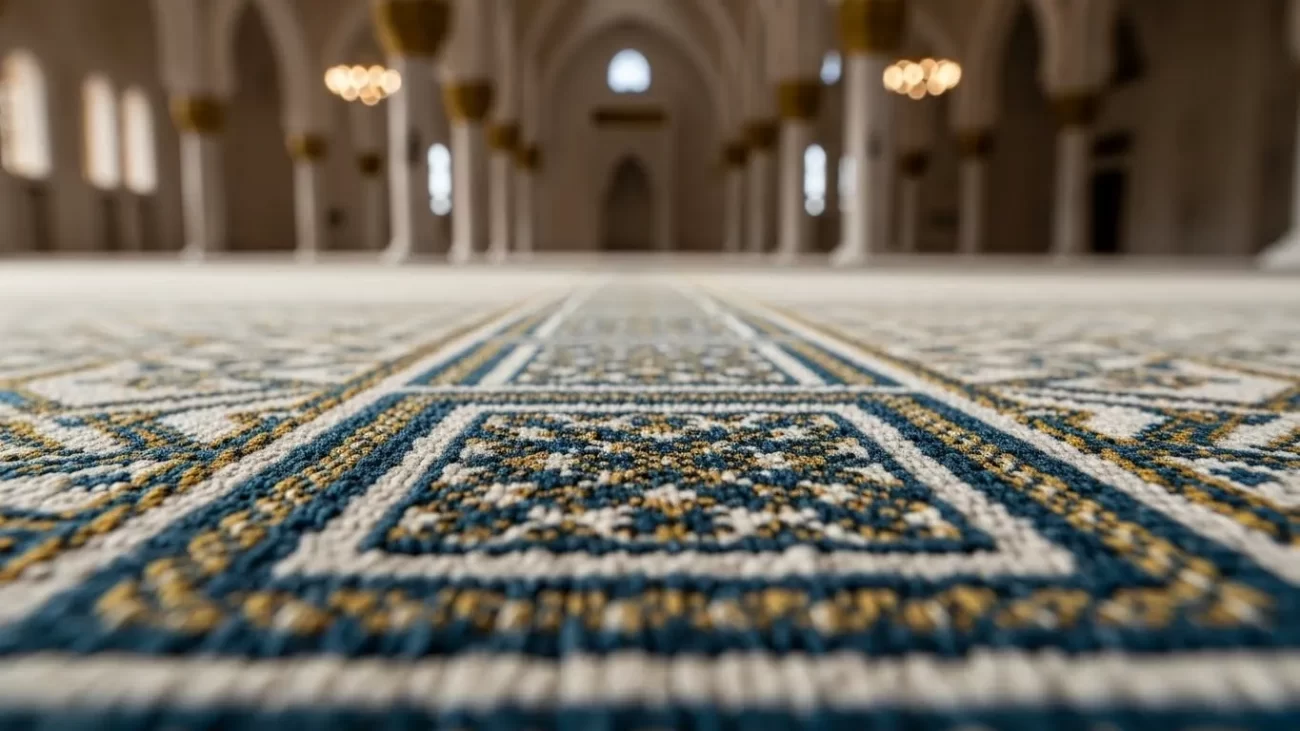 wool carpets in mosques